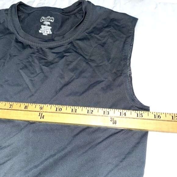Eastbay Mens Sleeveless Black Performance Shirt M Polyester/Spandex Blend - Picture 4 of 5